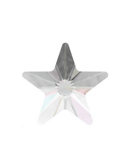 Rivoli star flat back 5mm crystalAB  Rivoli star flat back- 2 Rivoli star flat back 5mm crystalAB  Rivoli star flat back- 2