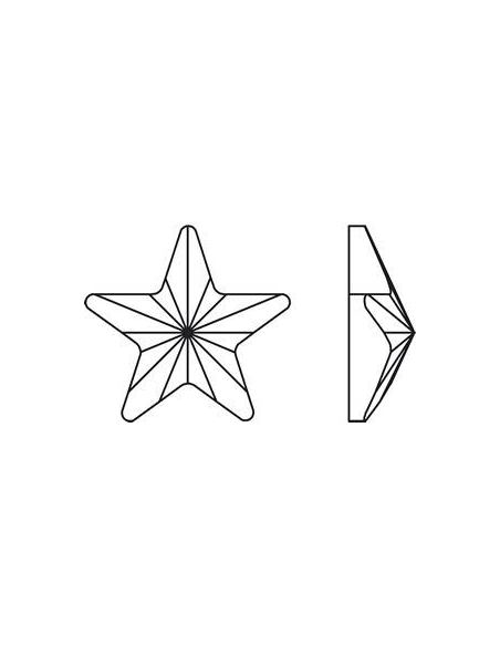 Rivoli star flat back 5mm crystal   Rivoli star flat back- 3 Rivoli star flat back 5mm crystal   Rivoli star flat back- 3