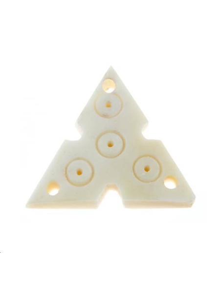 Intercalaire triangle en os  Matières naturelles- 1