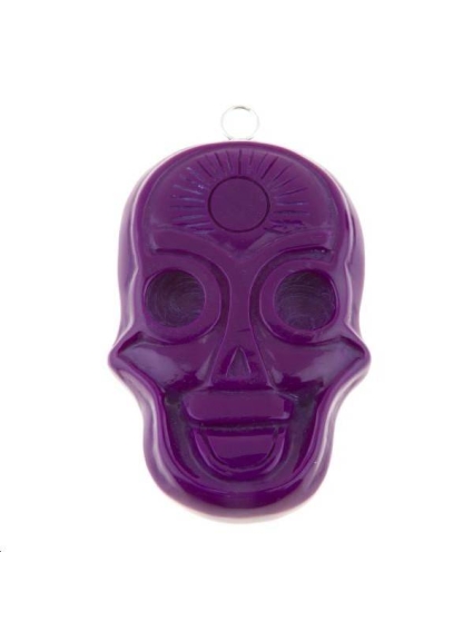 Turquoise compressée teintée 67x43mm  Les pendentifs en pierre Fine- 1