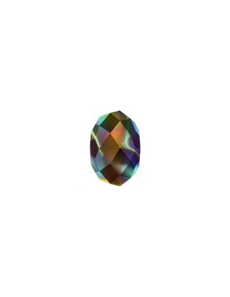 Briolette bead 6mm cr rainb dark 2x  Briolette 6mm- 1 Briolette bead 6mm cr rainb dark 2x  Briolette 6mm- 1