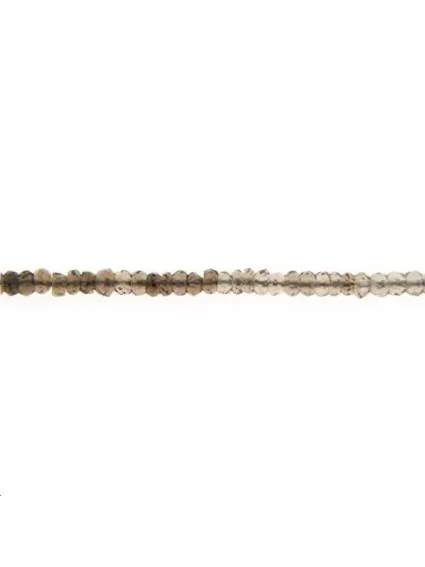 Quartz fumé rondelle facettes  Facettes moins de 8mm - 1