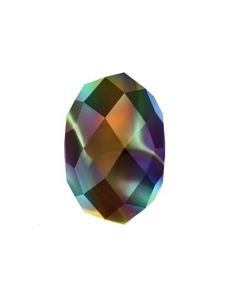 Briolette bead 8mm cr rainb dark 2x  Briolette 8mm- 2 Briolette bead 8mm cr rainb dark 2x  Briolette 8mm- 2