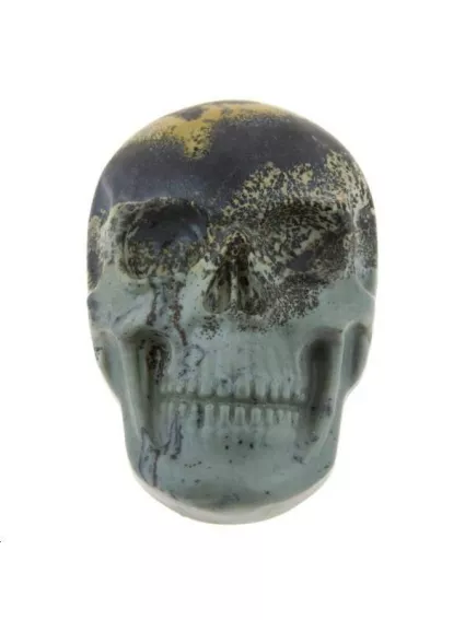 Jaspe cabochon tête de mort 33x49mm  Les cabochons en pierre fine- 1