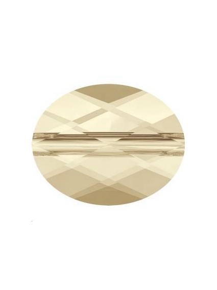Perle ovale 8x6mm light silk  Perles ovale 8x6mm- 1 2