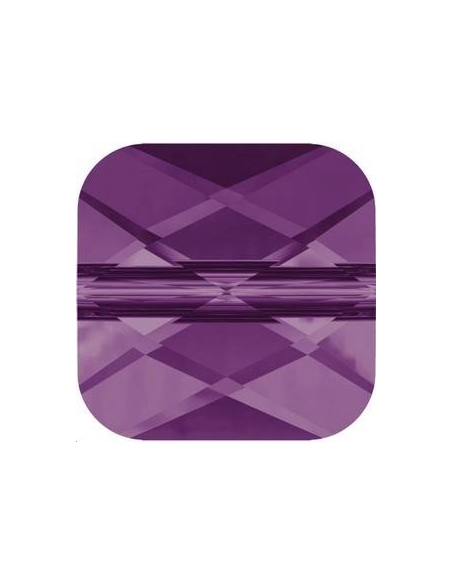 Perle carré 6mm amethyst  Mini square Swarovski (5053)- 2