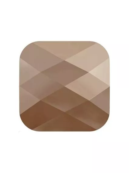 Perle carré 6mm cr rose gold 2x  Mini square Swarovski (5053)- 1 2