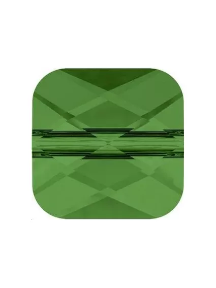 Perle carré 6mm fern green  Mini square Swarovski (5053)- 1 2