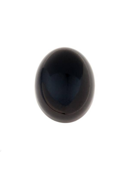 Agate noire cabochon 13x18mm  Les cabochons en pierre fine- 1
