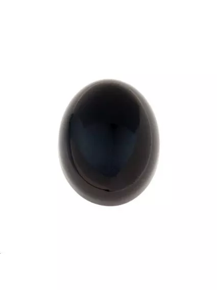 Agate noire cabochon 13x18mm  Les cabochons en pierre fine- 1