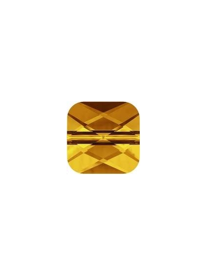 Perle carré 6mm sunflower  Mini square Swarovski (5053)- 1