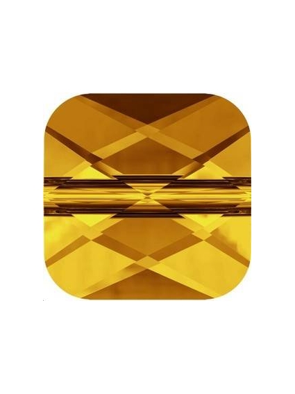 Perle carré 6mm sunflower  Mini square Swarovski (5053)- 1 2