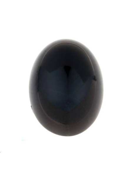 Agate noire cabochon 10x14mm  Les cabochons en pierre fine- 1