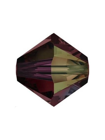 Lot toupies 4MM Burgundy AB  Toupies 4mm AB (5301/5328)- 1 2