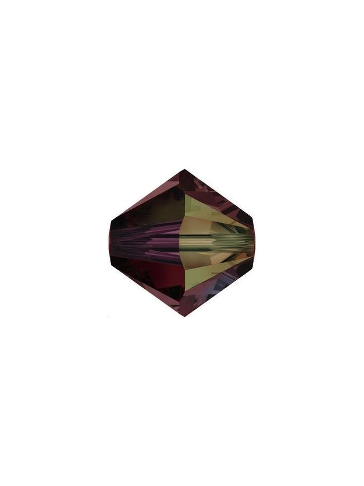 Lot toupies 4MM Burgundy AB  Toupies 4mm AB (5301/5328)- 2