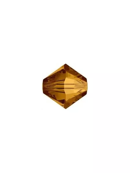 Lot toupies 4MM Crystal copper  Toupies 4mm couleurs simples (5301/5328)- 1