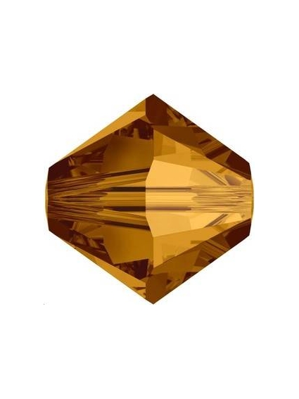 Lot toupies 4MM Crystal copper  Toupies 4mm couleurs simples (5301/5328)- 1 2