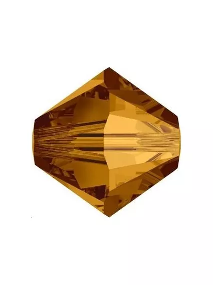 Lot toupies 4MM Crystal copper  Toupies 4mm couleurs simples (5301/5328)- 1 2