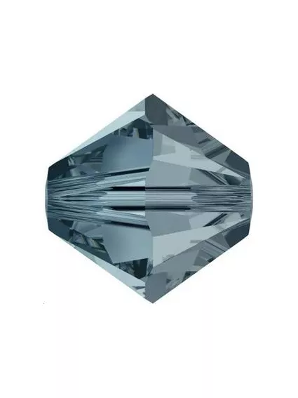 Lot toupies 4MM Indian sapphire  Toupies 4mm couleurs simples (5301/5328)- 1 2