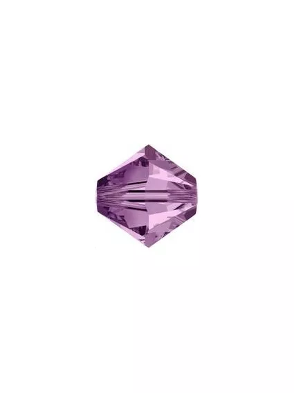 Lot toupies 4MM Light amethyst  Toupies 4mm couleurs simples (5301/5328)- 1