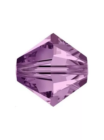 Lot toupies 4MM Light amethyst  Toupies 4mm couleurs simples (5301/5328)- 1 2