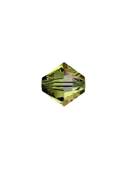 Lot toupies 4MM Olivine AB  Toupies 4mm AB (5301/5328)- 1
