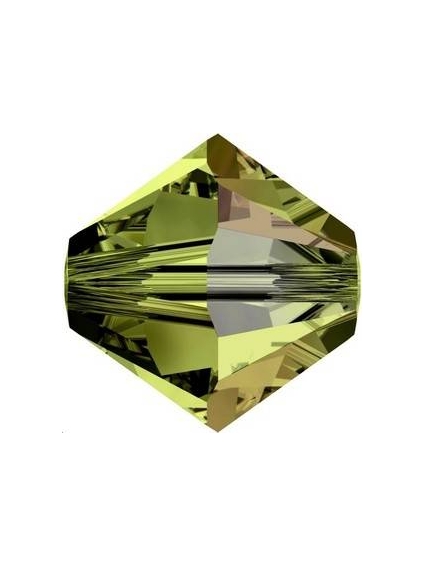 Lot toupies 4MM Olivine AB  Toupies 4mm AB (5301/5328)- 1 2