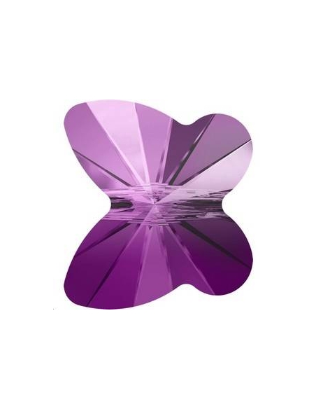 papillon 8mm Ametyst Blend  Papillons 8mm- 2 papillon 8mm Ametyst Blend  Papillons 8mm- 2