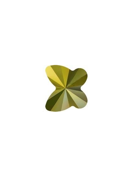 papillon 8mm Cr iridescent green  Papillons 8mm- 1