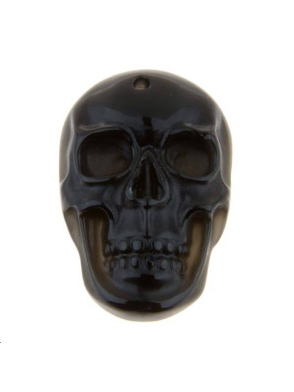 Obsidienne pendentif 16x24mm  Les pendentifs en pierre Fine- 1