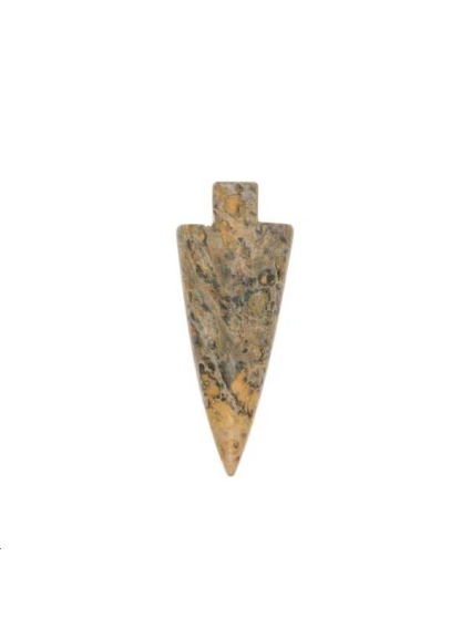Flèche pierre dure 44x18mm  Les pendentifs en pierre Fine- 1