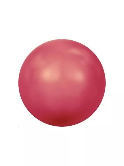 Nacre ronde 3mm neon red  Nacrées ronde 3mm- 1 2