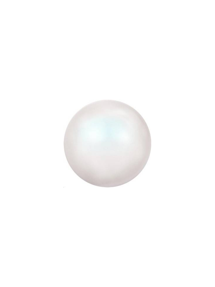 Nacre ronde 3mm pearlescent white  Nacrées ronde 3mm- 2