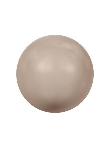 Nacre ronde 3mm powder almond  Nacrées ronde 3mm- 1 2