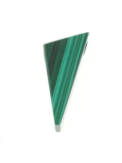 Malachite pendentif triangle 23x12mm  Les pendentifs en pierre Fine- 1