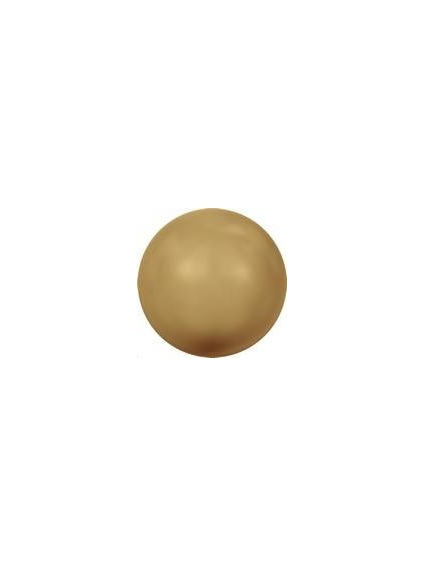 Nacre ronde 4mm bright gold  Nacrées ronde 4mm- 1