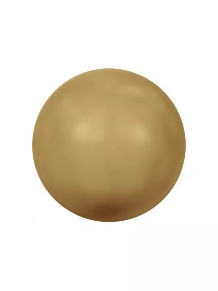 Nacre ronde 4mm bright gold  Nacrées ronde 4mm- 1 2