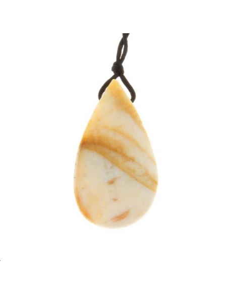 Bois opalite pendentif 48x26 mm  Les pendentifs en pierre Fine- 1