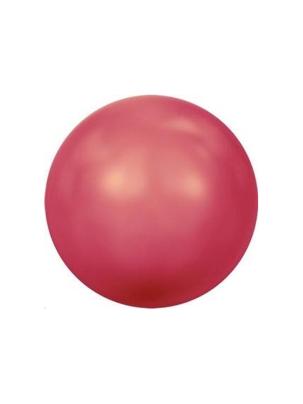 Nacre ronde 4mm neon red  Nacrées ronde 4mm- 1 2