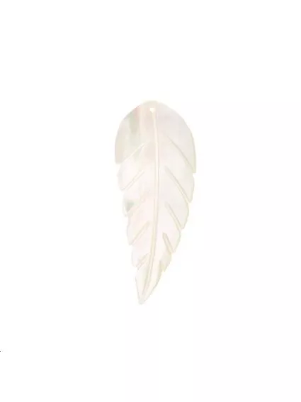 Nacre pendentif feuille 20x56mm  Les pendentifs en nacre- 1