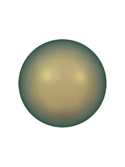 Nacre ronde 5mm iridescent green  Nacrées ronde 5mm- 1 2