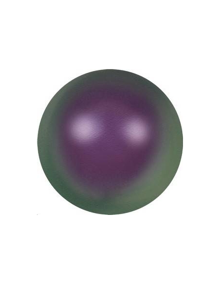 Nacre ronde 5mm iridescent purple  Nacrées ronde 5mm- 2