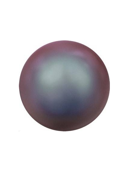 Nacre ronde 5mm iridescent red  Nacrées ronde 5mm- 1 2