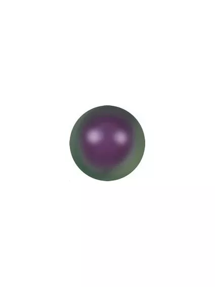 Nacre ronde 6mm iridescent purple  Nacrées ronde 6mm- 1
