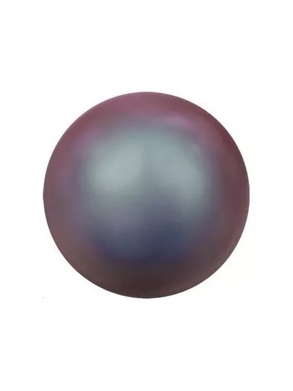 Nacre ronde 6mm iridescent red  Nacrées ronde 6mm- 1 2