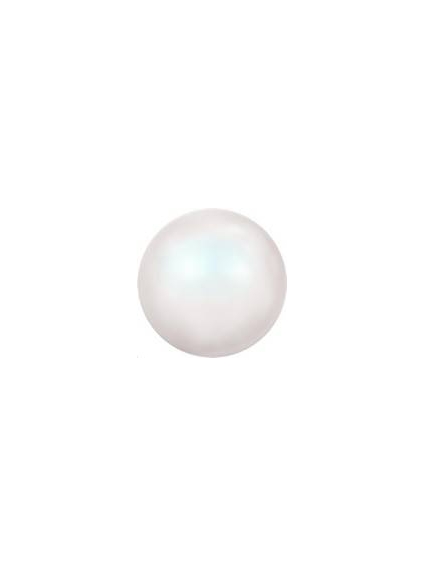 Nacre ronde 6mm pearlescent white  Nacrées ronde 6mm- 1