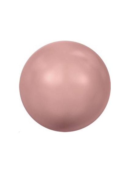 Nacre ronde 6mm pink coral  Nacrées ronde 6mm- 1 2