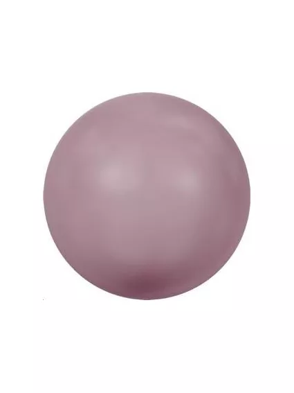 Nacre ronde 6mm powder rose  Nacrées ronde 6mm- 1 2