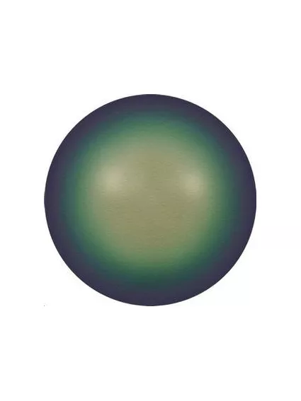 Nacre ronde 6mm scarabaeus green  Nacrées ronde 6mm- 1 2