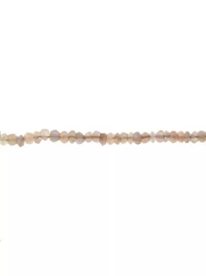 Pierre de lune rondelle facettes 2,5mm  Facettes moins de 8mm - 1